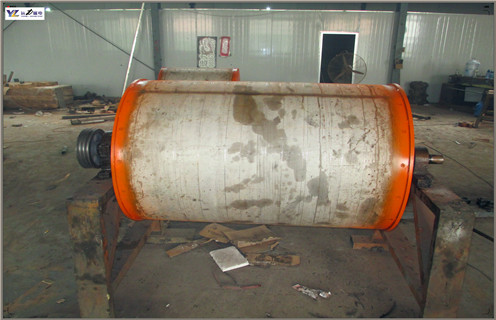 永磁滾筒安裝示意圖 永磁滾筒安裝示意圖