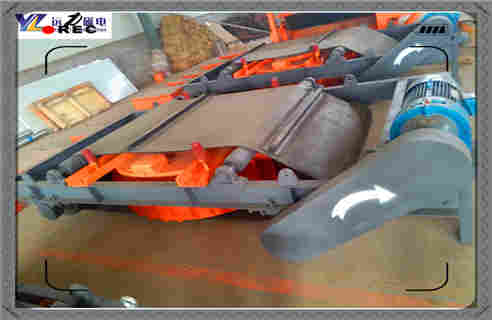 自卸式電磁除鐵器，RCDD-6自卸式電磁除鐵器_國(guó)家標(biāo)準(zhǔn)_RCDD-6自卸式電磁除鐵器配件_型號(hào)及工作視頻