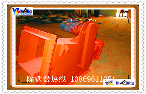 管道式粉料永磁除鐵器，廣東管道式粉料永磁除鐵器價(jià)格_遠(yuǎn)力廣東管道式粉料永磁除鐵器12000高斯_可定制工作原理_安裝示意圖